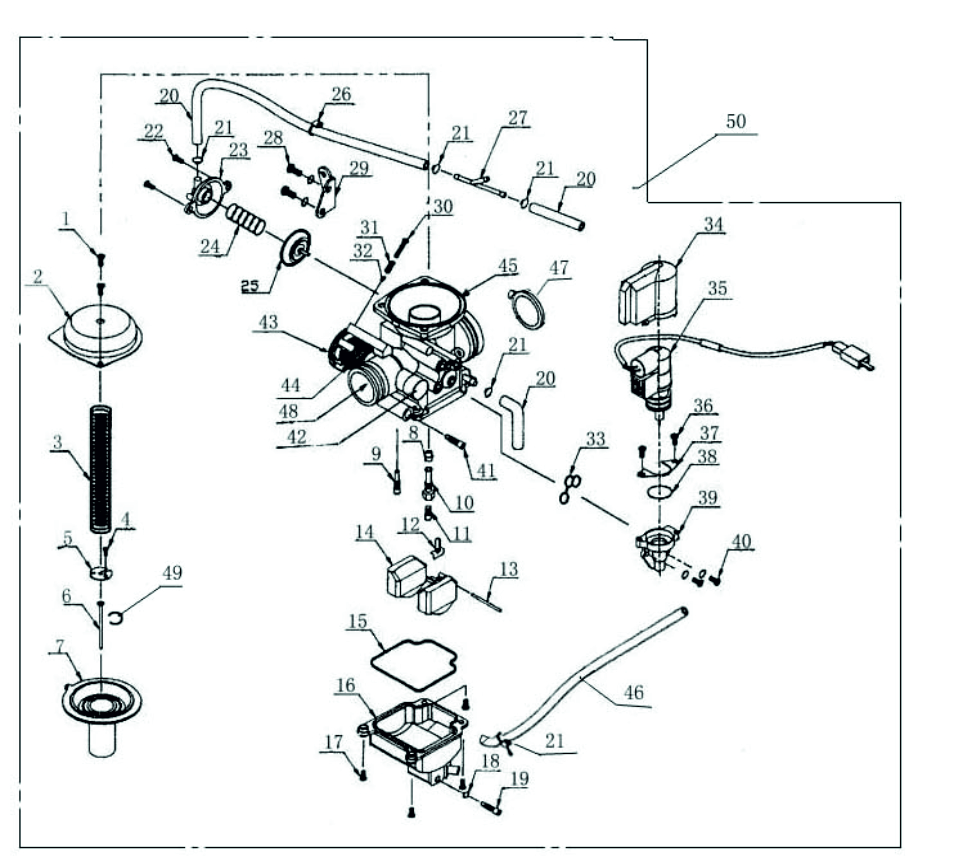 Motor GY6 sek14